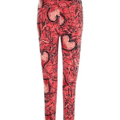 Lularoe Women Red Leggings 1X Plus